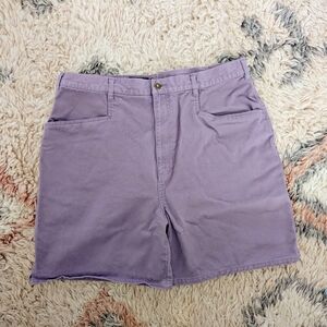 Vintage purple cotton jeans shorts size 18